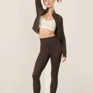 Athleta Elation High-Waisted ribbed Leggings